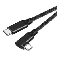 USB Type C to C ケーブル L字 0.2m